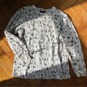 Rare Raised By Wolves Self Defense Long Sleeve AOP Shirt